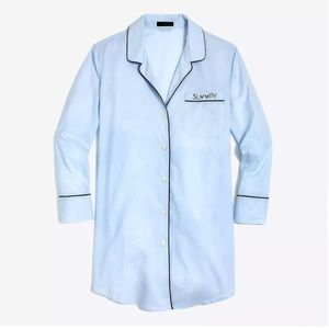 J.Crew Mercantile Embroidered Sleep Shirt